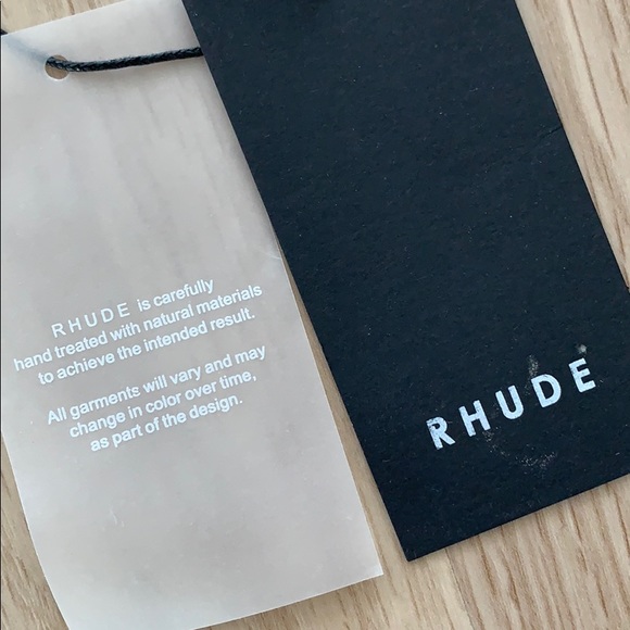 Rhude elasticated-waist sweatpants green/gold men - Picture 3 of 9